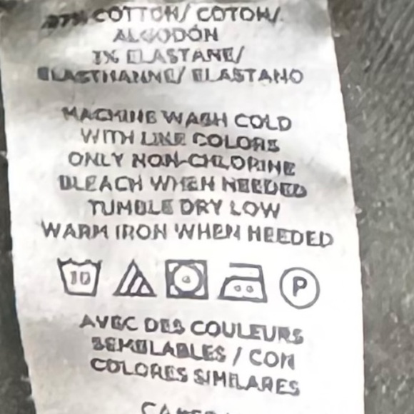 LOFT 28/6 Frayed Hem High Rise Skinny Crop Jeans Garden Green Cotton-Elastane - Picture 8 of 8